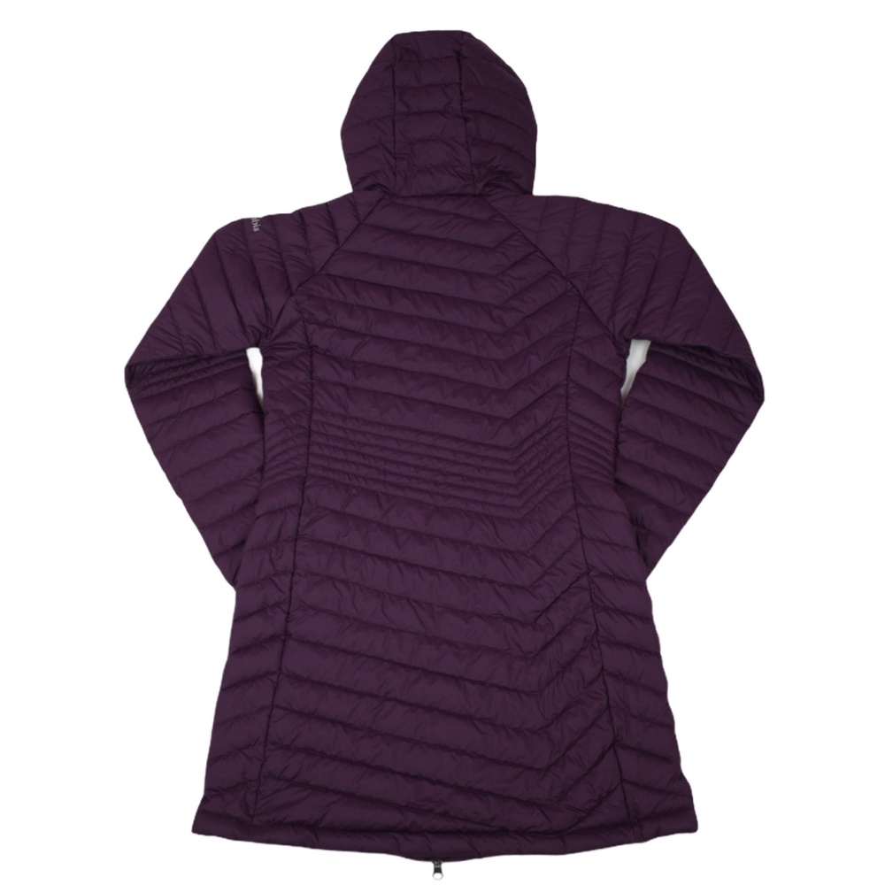 Columbia Wome's Black Cherry Power Lite Mid Length Jacket Small - Picture 7 of 9